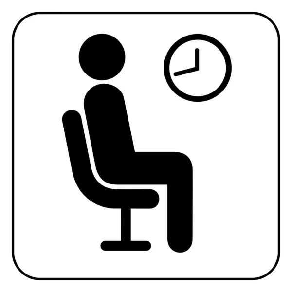 Waiting symbol, vector — Stockvector