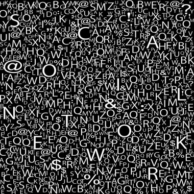 alfabe arka plan, vektör