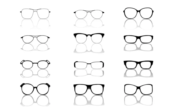 Sunglasses set, vector — Stock Vector