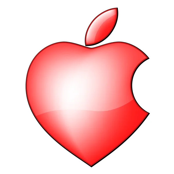 Heart icon, vector — Stock Vector