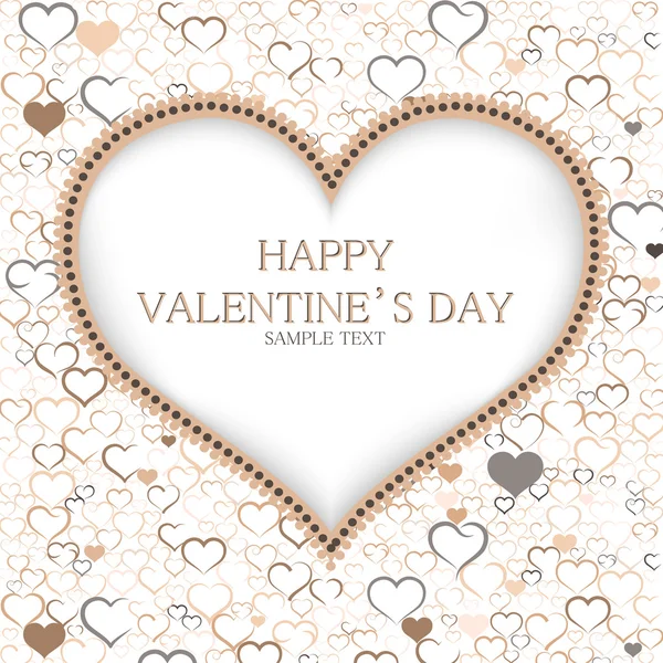 Valentines carte de jour fond vectoriel — Image vectorielle