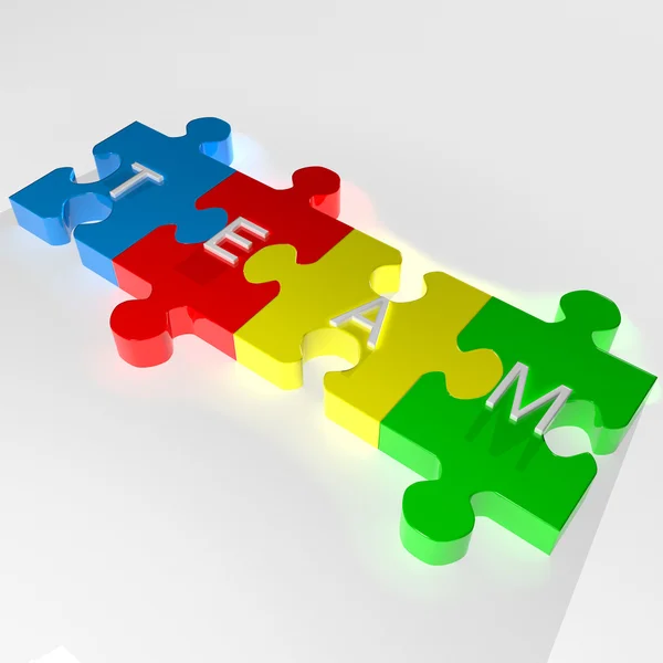 Team puzzle — Stock Photo, Image