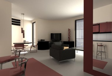 Modern panoramik salon