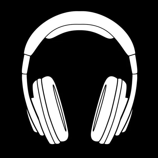 Auriculares simples — Vector de stock