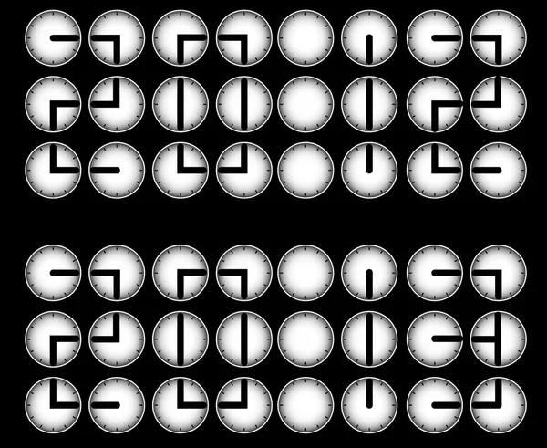 Zeit vergeht, Vektor — Stockvektor