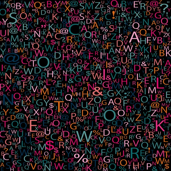 Arrière-plan alphabet, vecteur — Image vectorielle