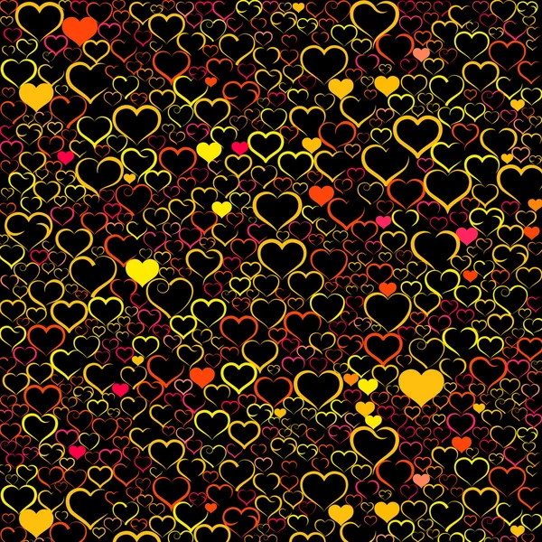 Carte de Saint Valentin colorée — Image vectorielle