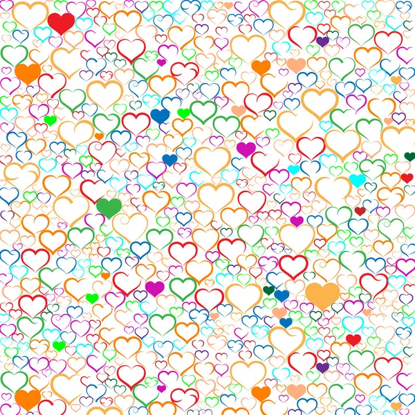 Colorful Valentine's day background — Stock Vector