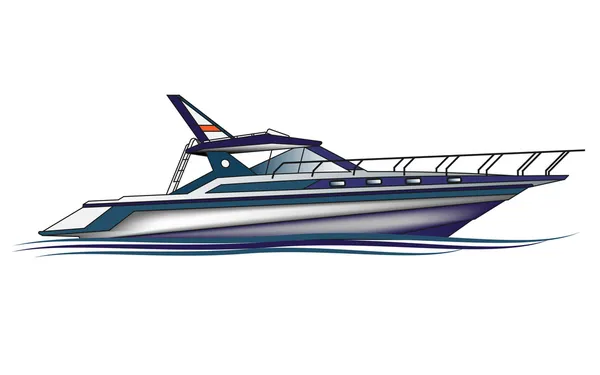 Yacht de luxe — Image vectorielle