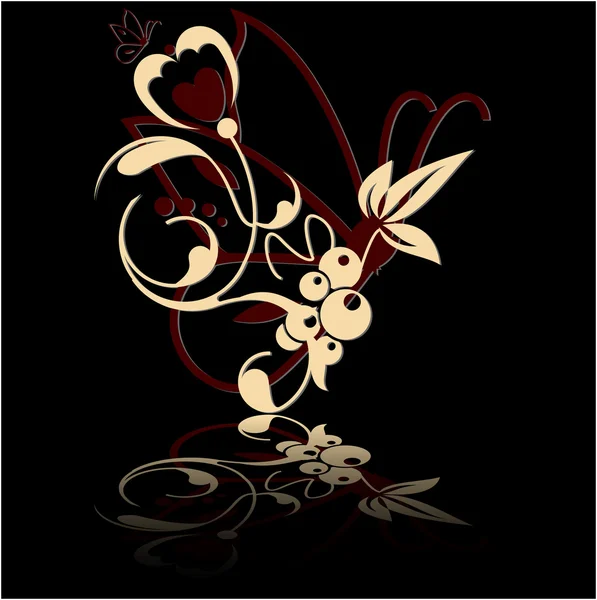 ベクトル花セット — ストックベクタ