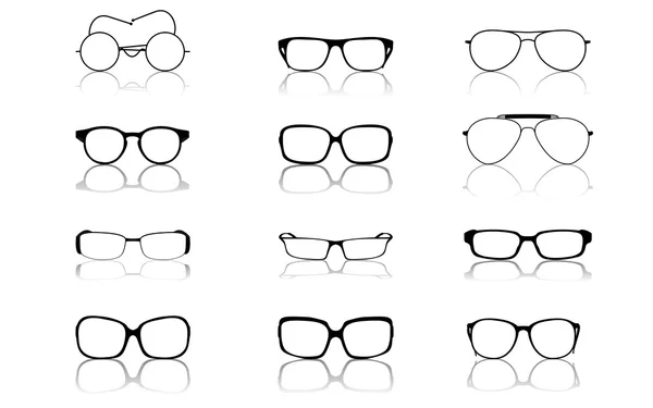 Set de gafas de sol, vector — Archivo Imágenes Vectoriales