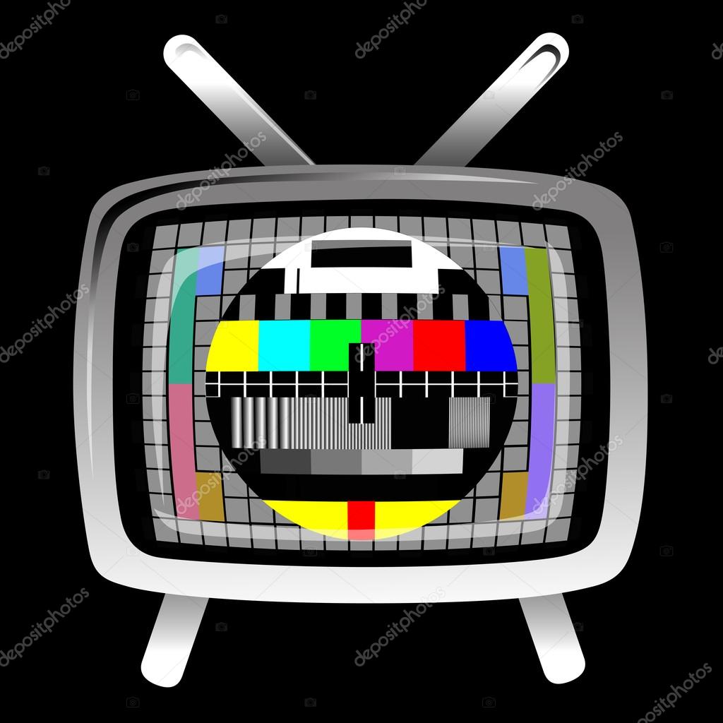 Tv padrão de teste de cor