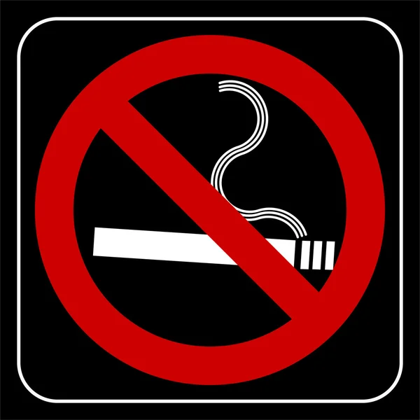 No smoking symbol — Stockvector