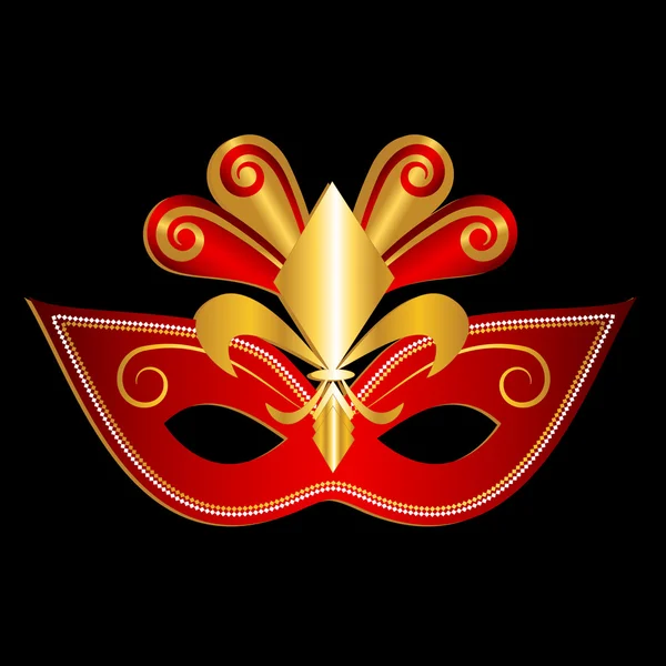 Máscara de Carnaval. Vector — Vector de stock