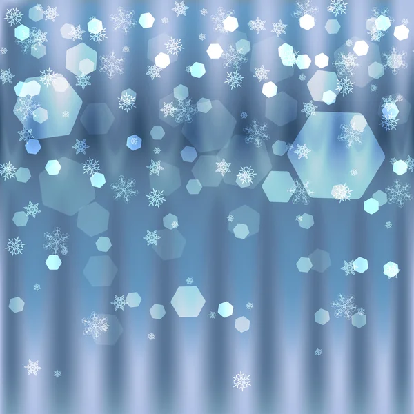 Xmas background with snowflakes — Stock Vector