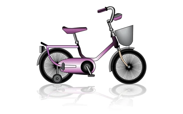 Dětské jízdní kolo — Stockový vektor