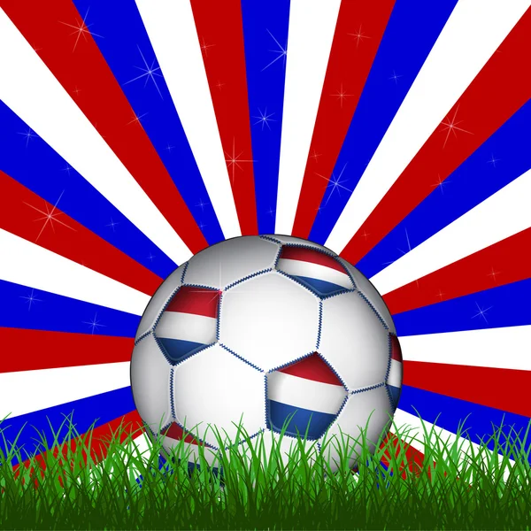 Netherland soccer ball — Stock Vector