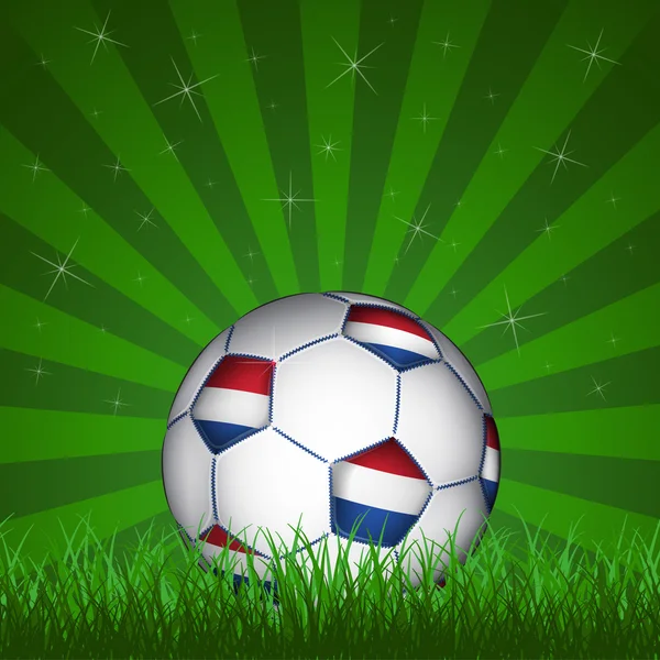 Netherland soccer ball — Stock Vector