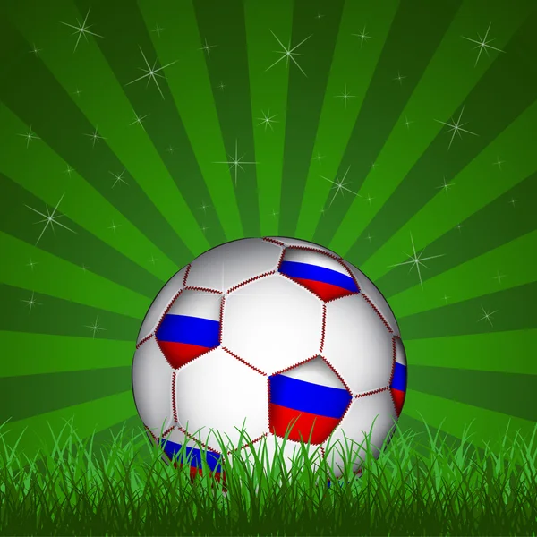 Russian soccer ball — Stock Vector