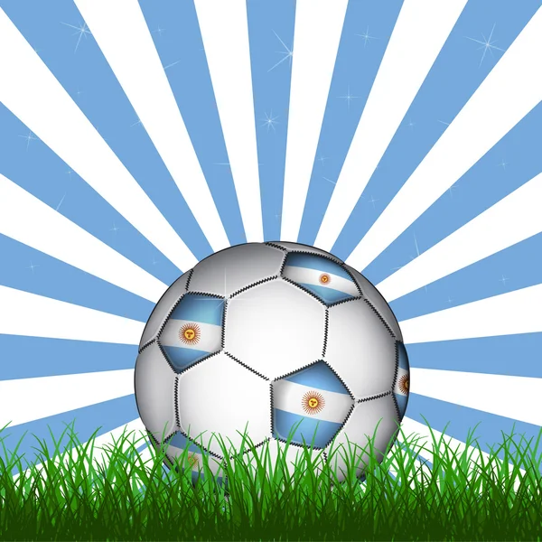 Μπάλα ποδοσφαίρου Αργεντινής — Διανυσματικό Αρχείο