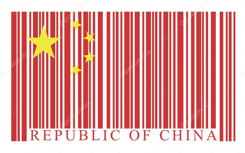 China barcode flag