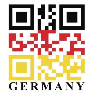 Almanya qr kod bayrağı