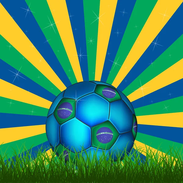 FIFA Copa del Mundo Brasil pelota — Vector de stock