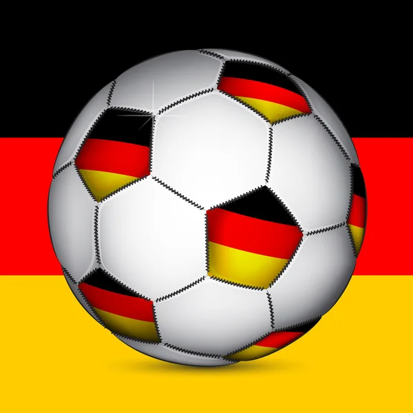 Německo fotbalový míč — Stockový vektor