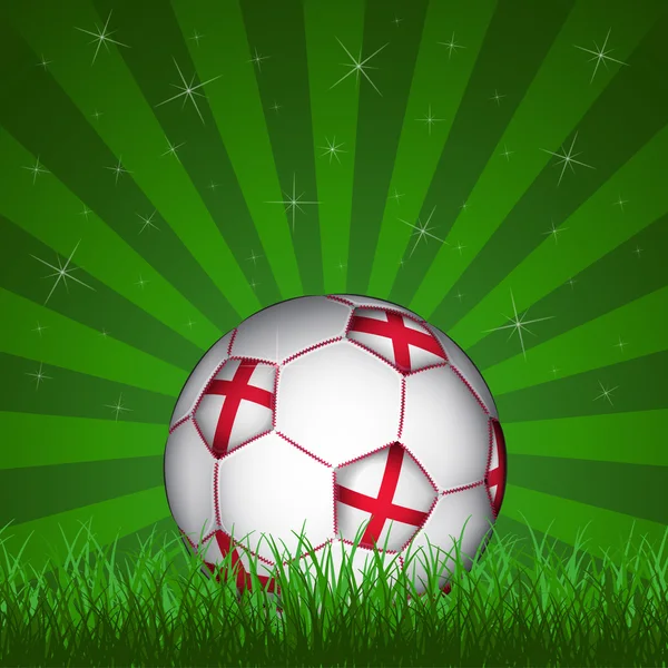England soccer ball — Stock Vector
