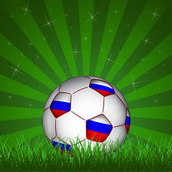 रूसी फुटबॉल गेंद — स्टॉक वेक्टर