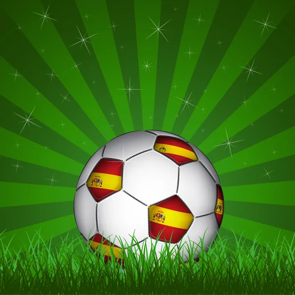 Ballon de football espagnol — Image vectorielle