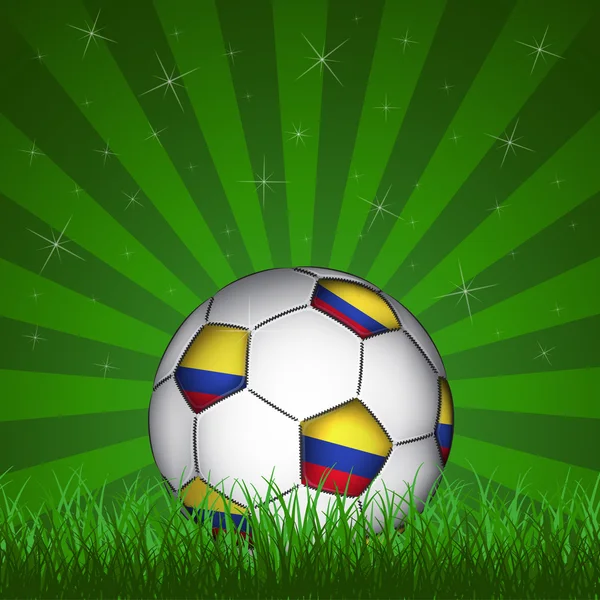 Balle de football Columbia — Image vectorielle