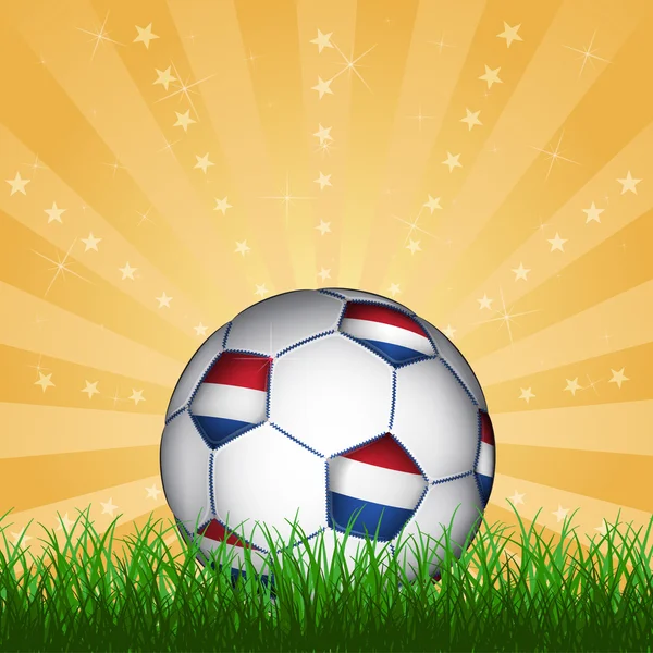Bola de futebol neerlandesa —  Vetores de Stock