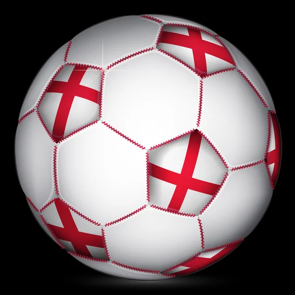 Англії футбольний м'яч — стоковий вектор