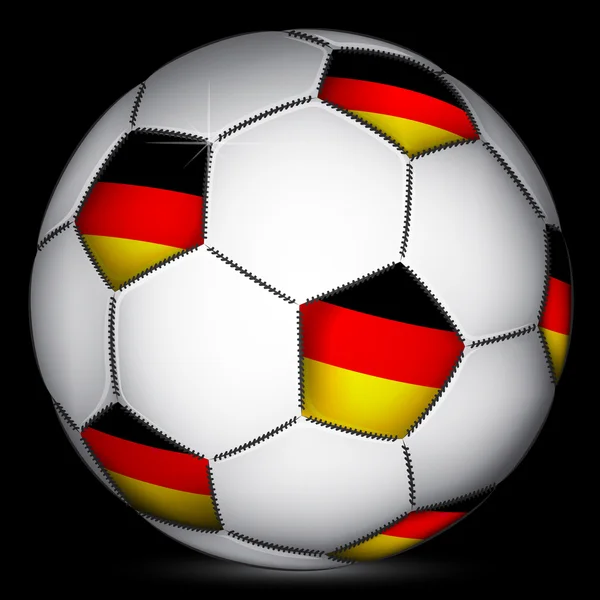 Alemanha Bola de futebol —  Vetores de Stock