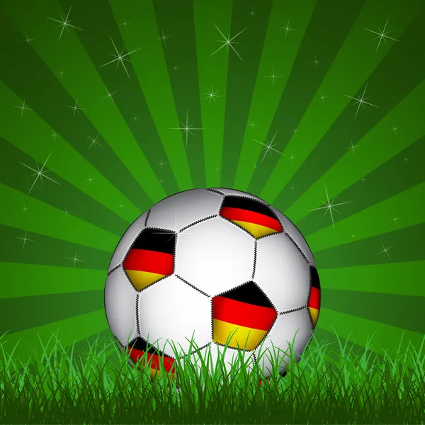 Allemagne Ballon de football — Image vectorielle