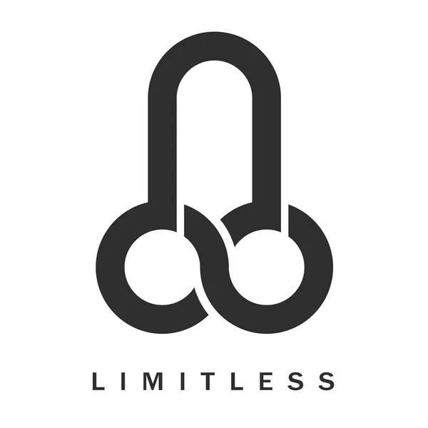 Penis- Limitless symbol — Stock Vector