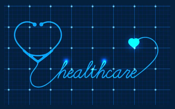 Symbole médical Valentines — Image vectorielle