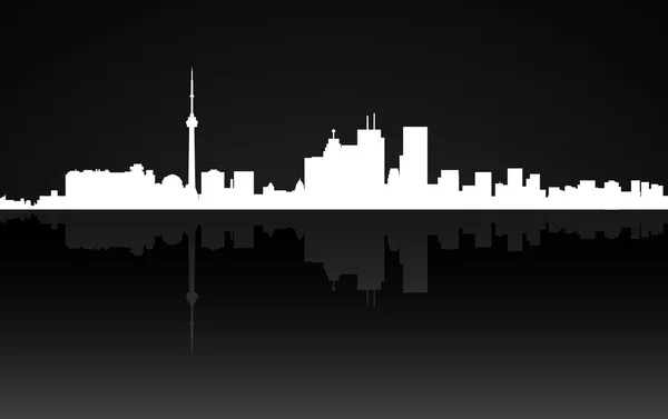 Città Toronto panorama — Vettoriale Stock