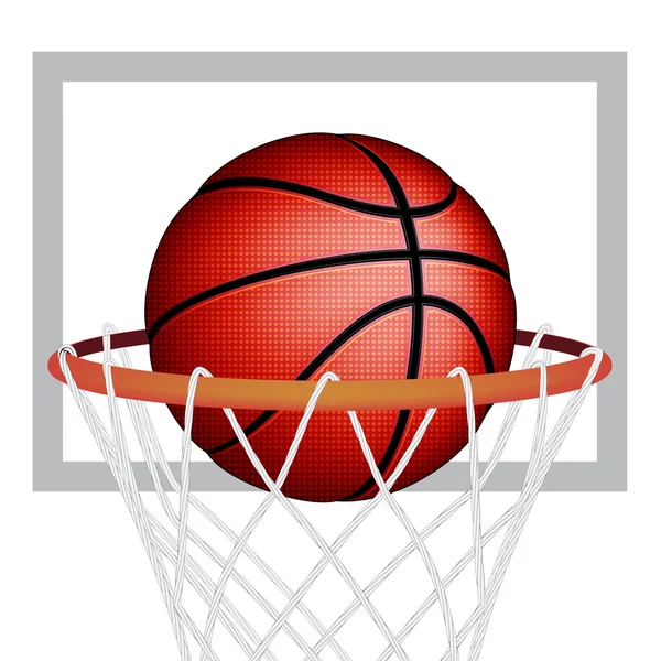 Basketbal — Stockový vektor