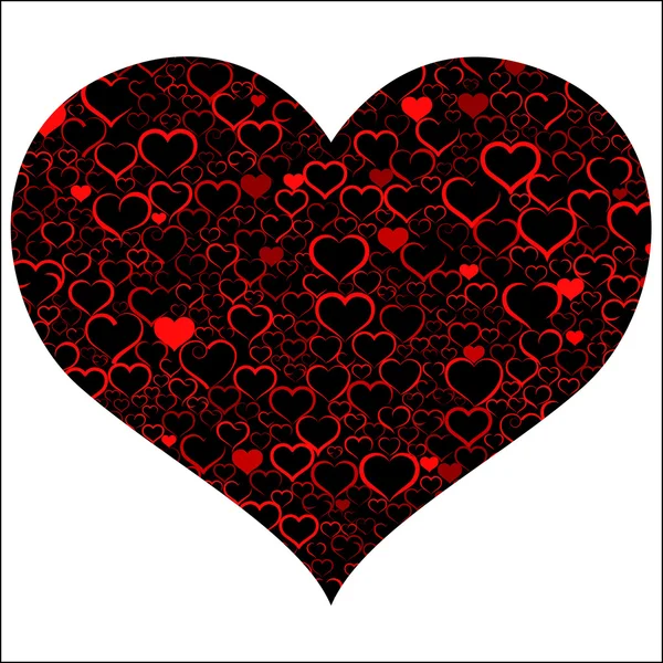 Valentine\'s day with hearts