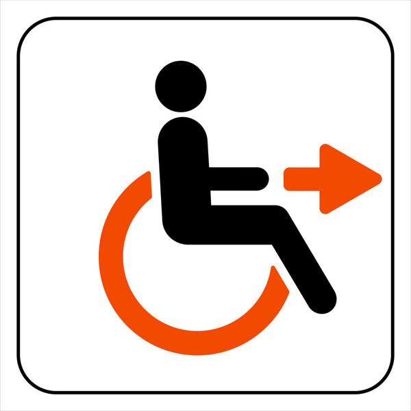 Disabled icon  sign