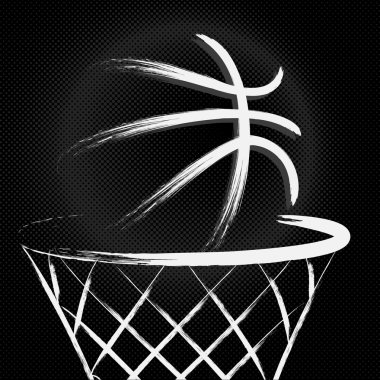 Basketball, vector clipart