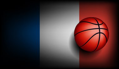 French basket ball clipart