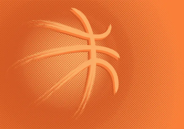 Basketbol, vektör — Stok Vektör