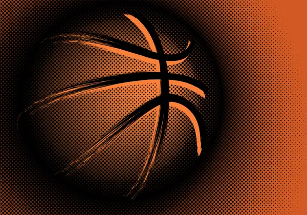 Basket-ball, vecteur — Image vectorielle