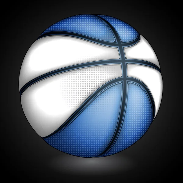 Ballon de basket argentin — Image vectorielle