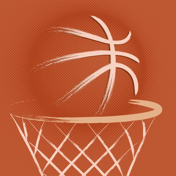 Baloncesto, vector — Vector de stock