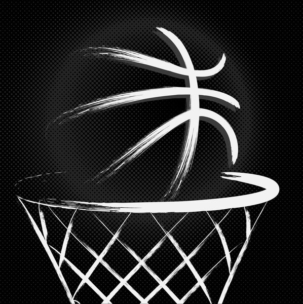 Basketball, vector