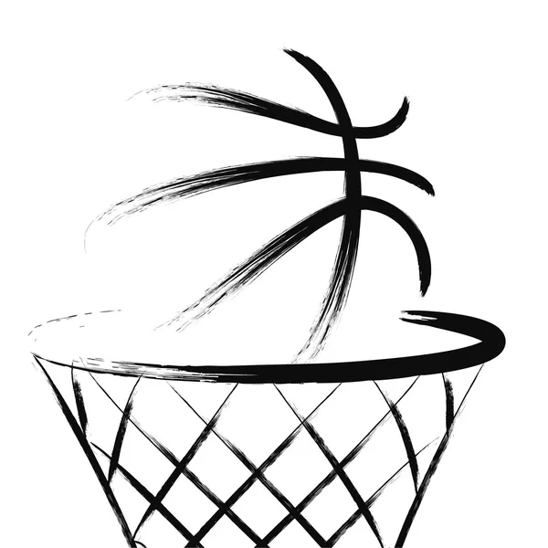 Baloncesto, vector — Vector de stock